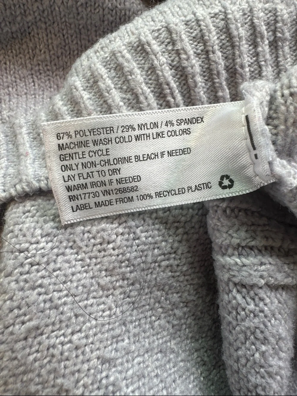 Lavender V-Neck Pullover Sweater - Picture 8 of 8
